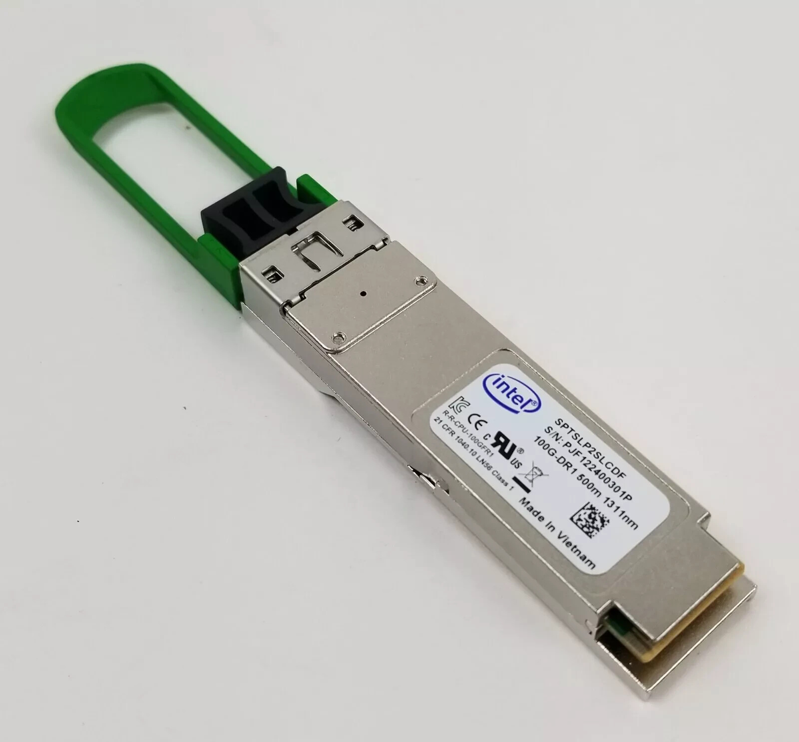 Intel SPTSLP2SLCDF Silicon Photonics 100G DR1 QSFP28 Optical Transceiver