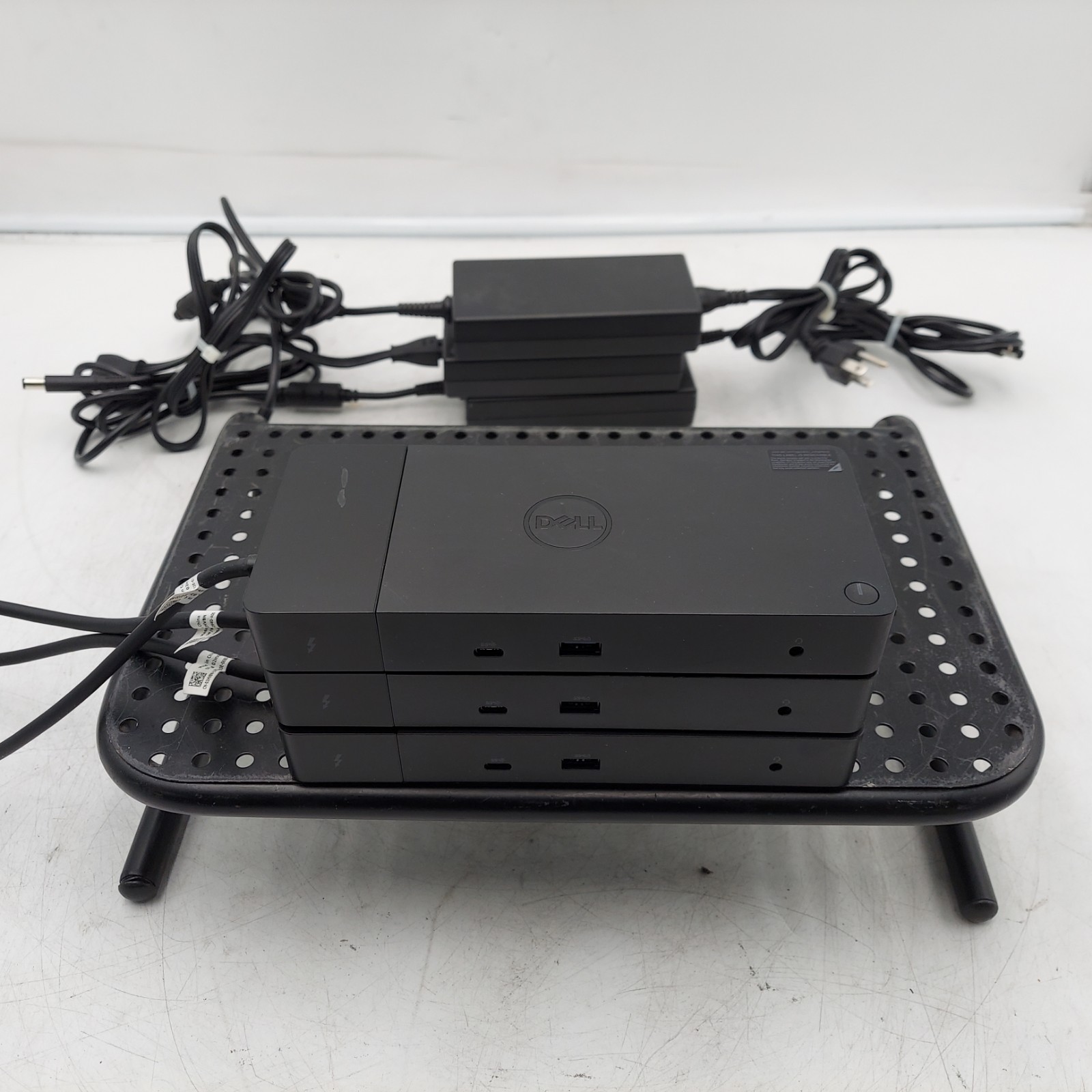 3x Dell WD19TB Thunderbolt 3 USB-C DisplayPort Docking Station w 180w Power Adt