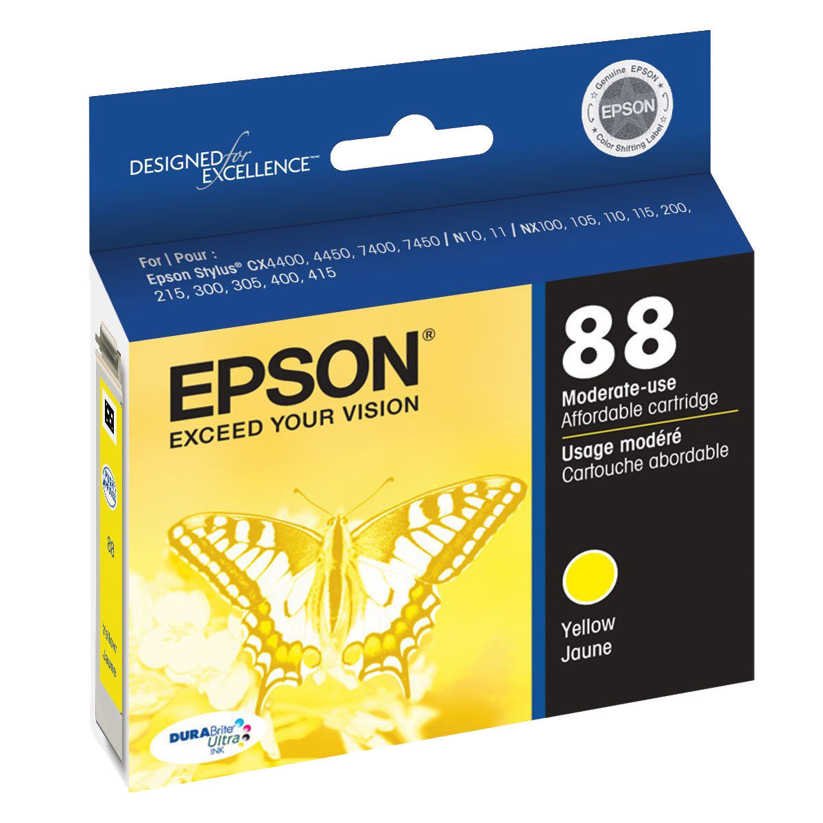 NEW Epson 88 Yellow Ink Genuine