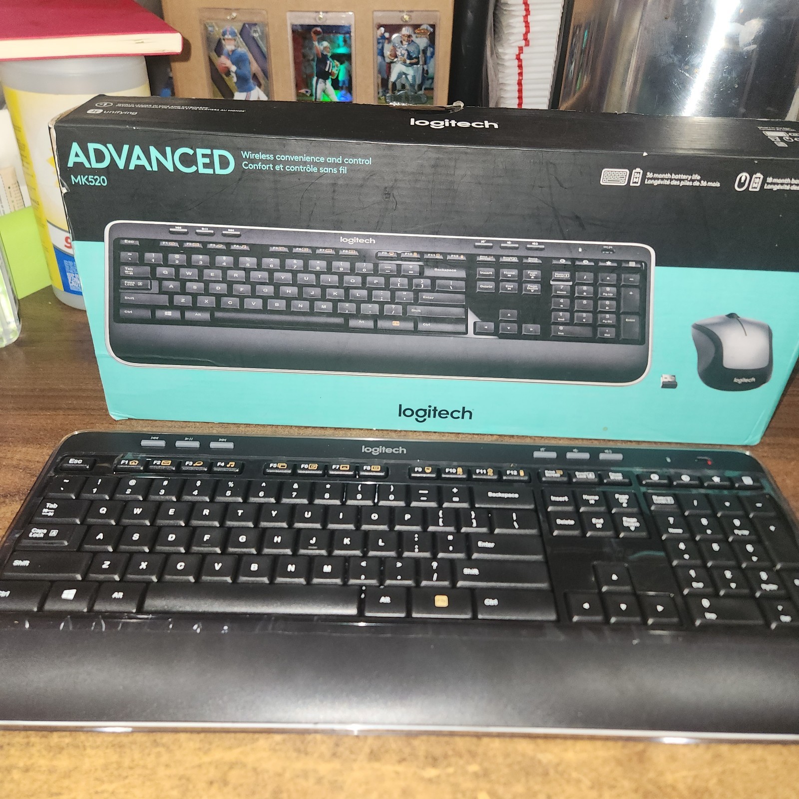 Logitech Advanced MK520 Wireless Keyboard No Mouse or Dongle, Can Bluetooth it