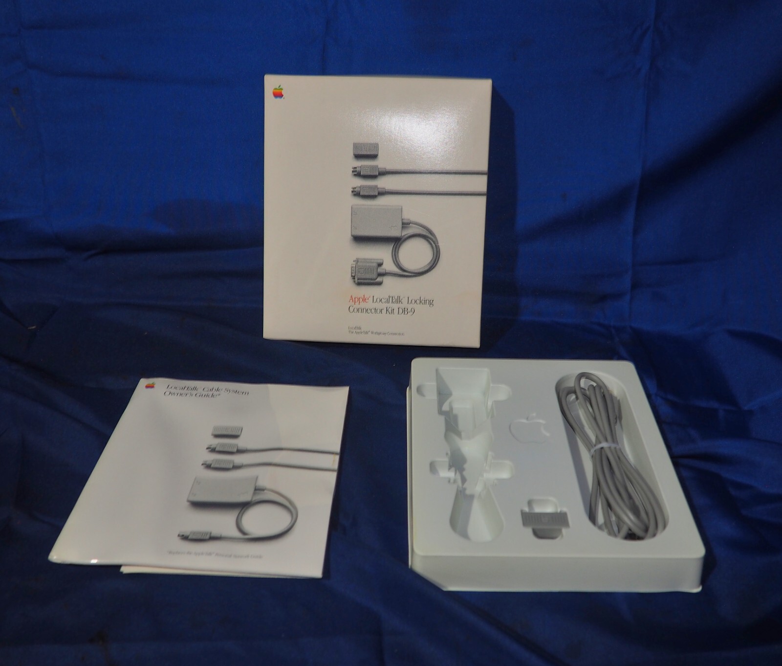 Apple Macintosh LocalTalk Locking Connector Kit DB-9 Genuine *NOTE*