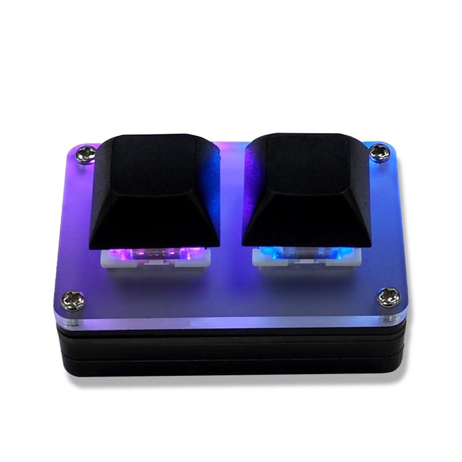 2 Key Gaming Keyboard, USB Wired Mini 2 Key Programmable Keyboard, Shortcut K...