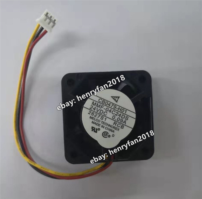 Melco MMF-04C24DS-RCB CB0479-H01 DC 24V 0.09A 40*40*15MM Driver Cooling Fan