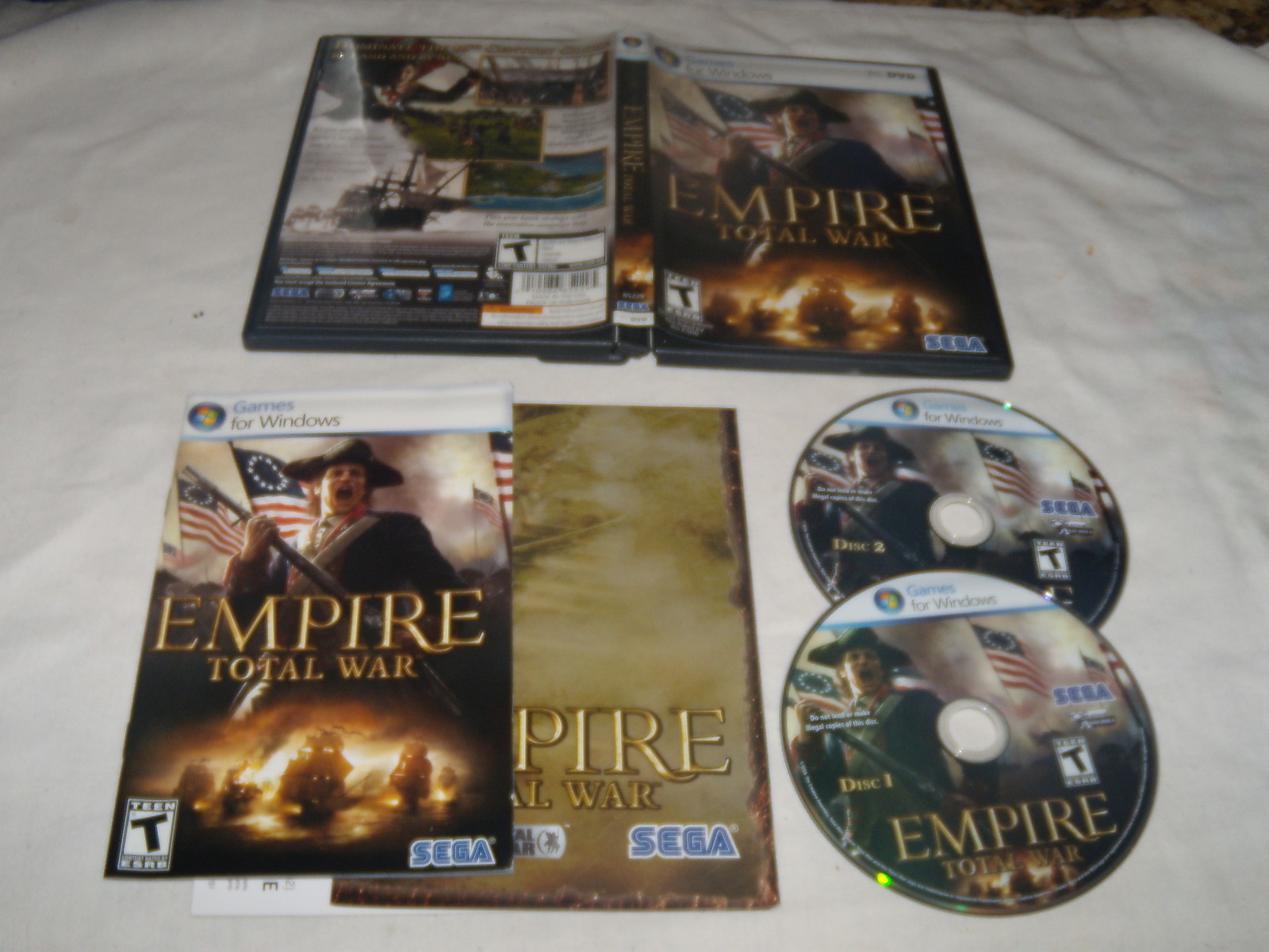Empire Total War Replacement disks - no key