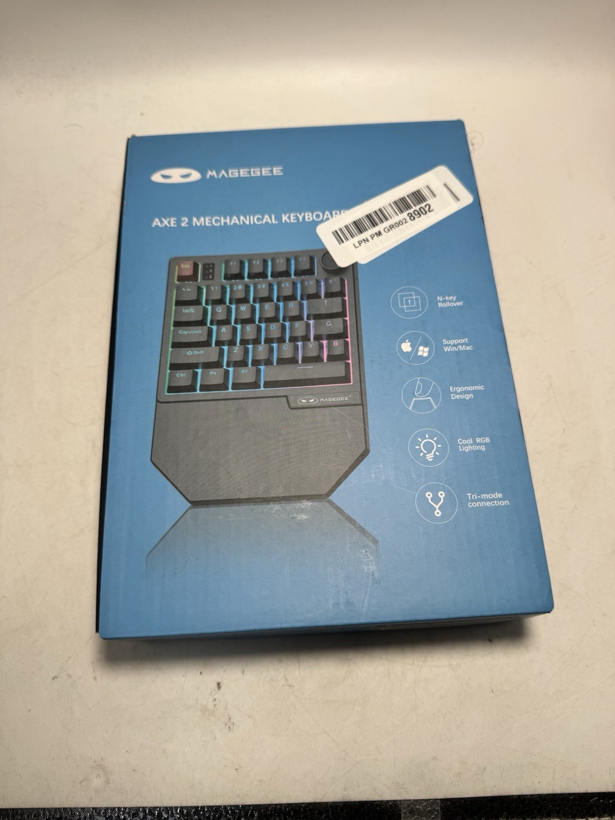 MAGEGEE MK-AXE 2 (Wireless) One handed keyboard never used