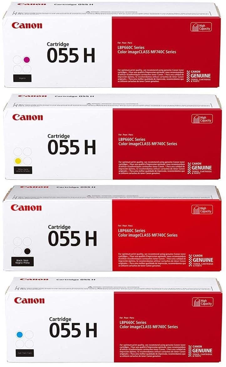 Cannon 055H 4 Color Set High Yeild