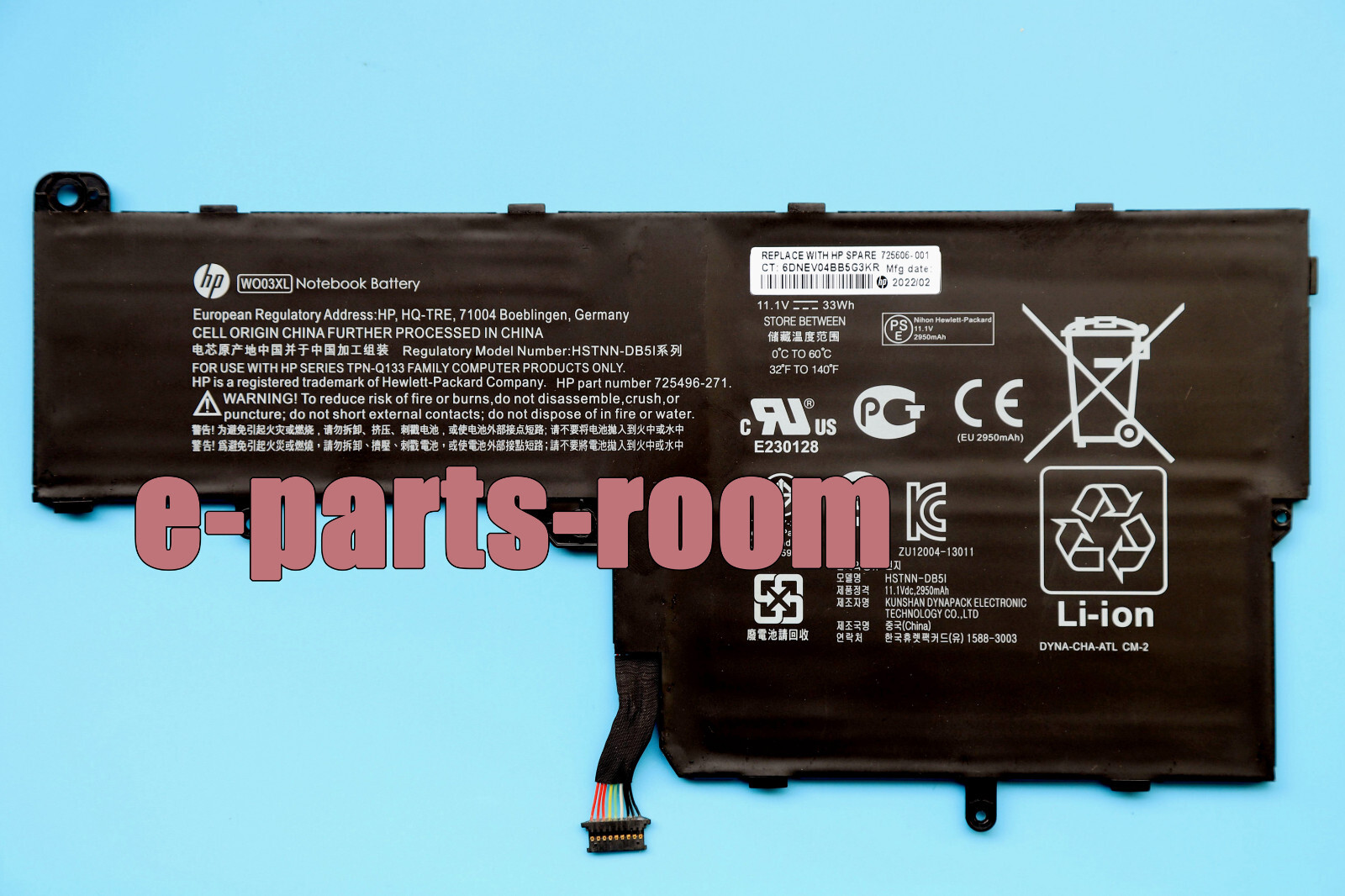 Genuine WO03XL Battery for HP SPLIT x2 13-M 13-M010DX 725496-1B1 HSTNN-DB5I