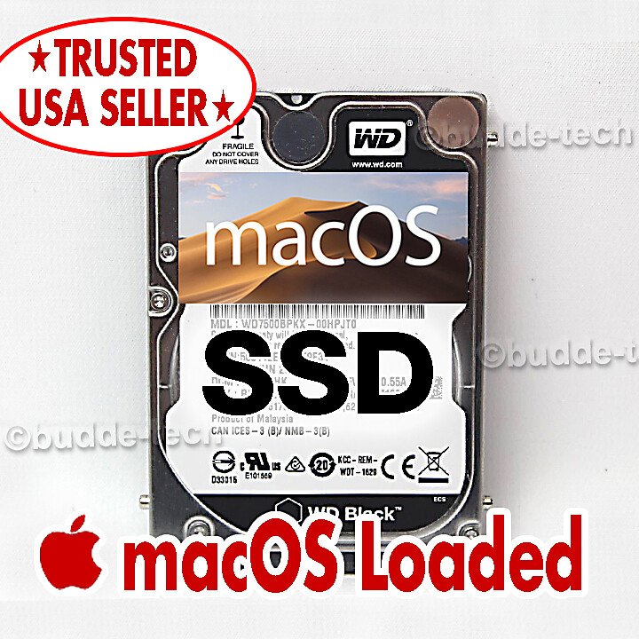 500GB SSD Upgrade Macbook/Pro a1286 a1278/1297 2008 2009 2010 Mountain Lion 10.8