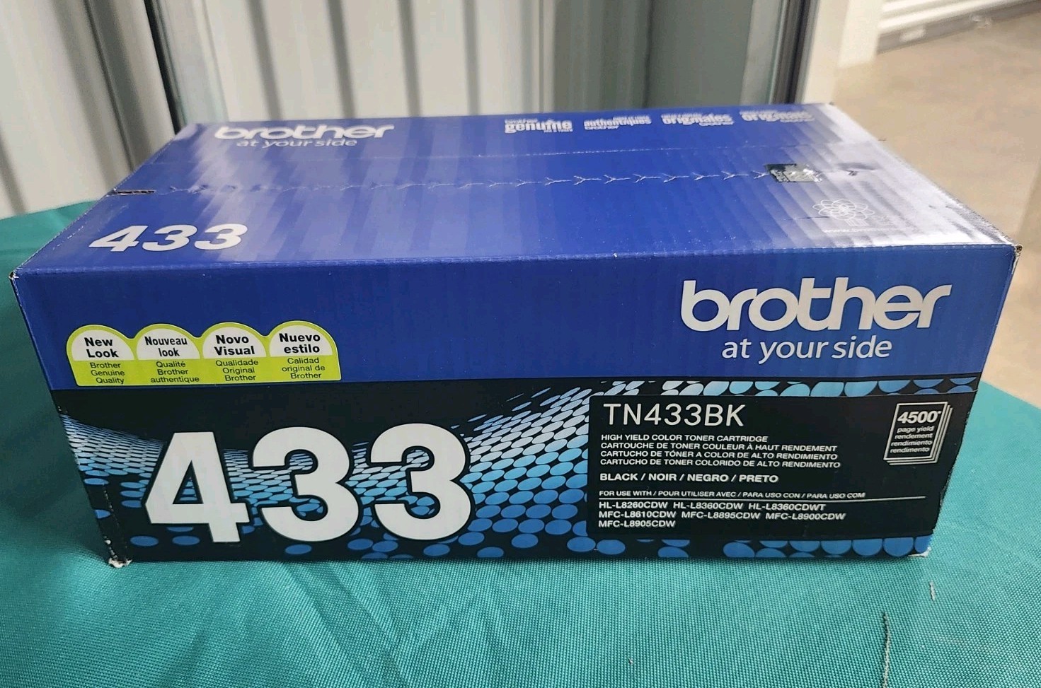 Unopened NIB Brother TN433BK Toner Cartridge Black