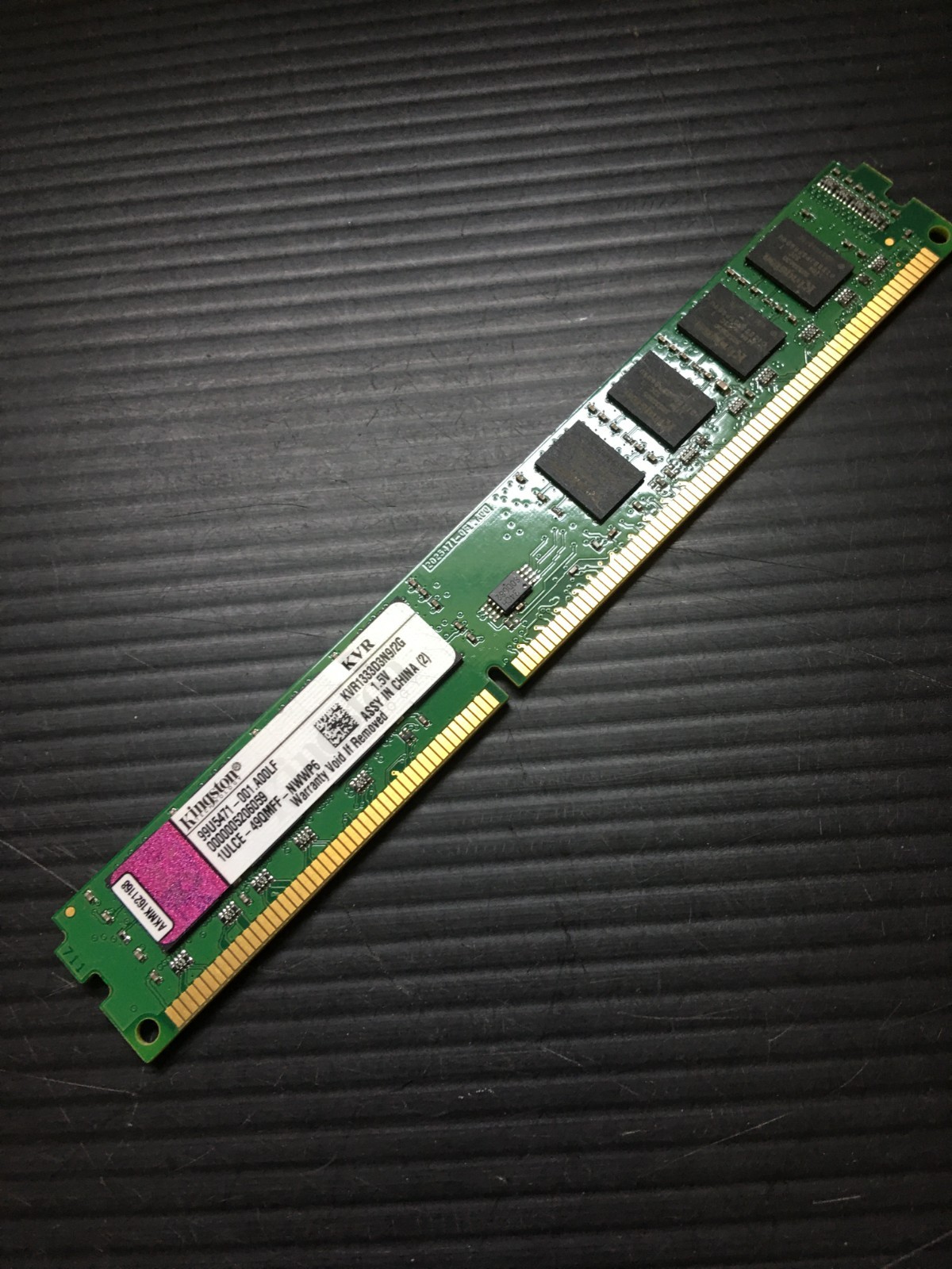 Kingston 2GB DDR3 1333MHz PC3-10600 RAM Slim Desktop Memory KVR1333D3N9/2G