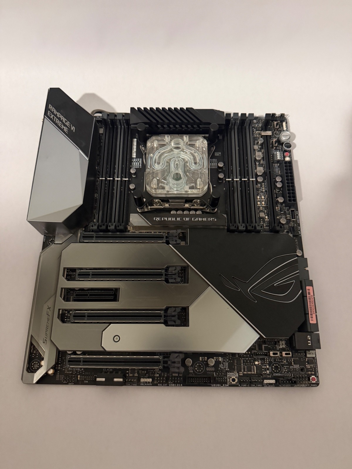 ASUS ROG RAMPAGE VI EXTREME Intel LGA 2066 Extended ATX Motherboard