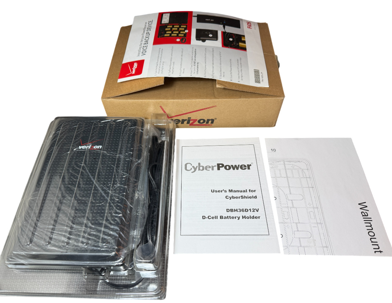 Verizon Voice Backup Device CyberPower CyberShield #DBH36D12V New