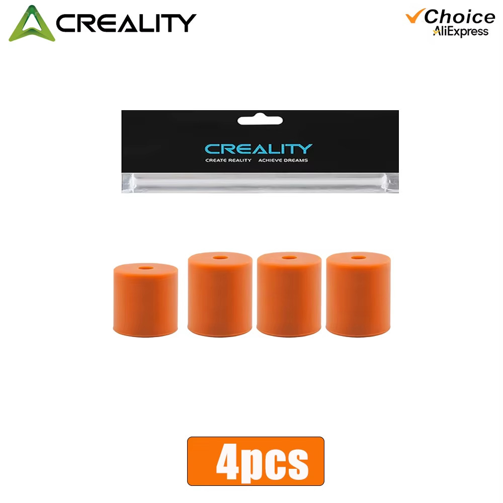 Original 4Pcs 3D Printer Silicone Solid Spacer High Temperature Hot Bed Leveling