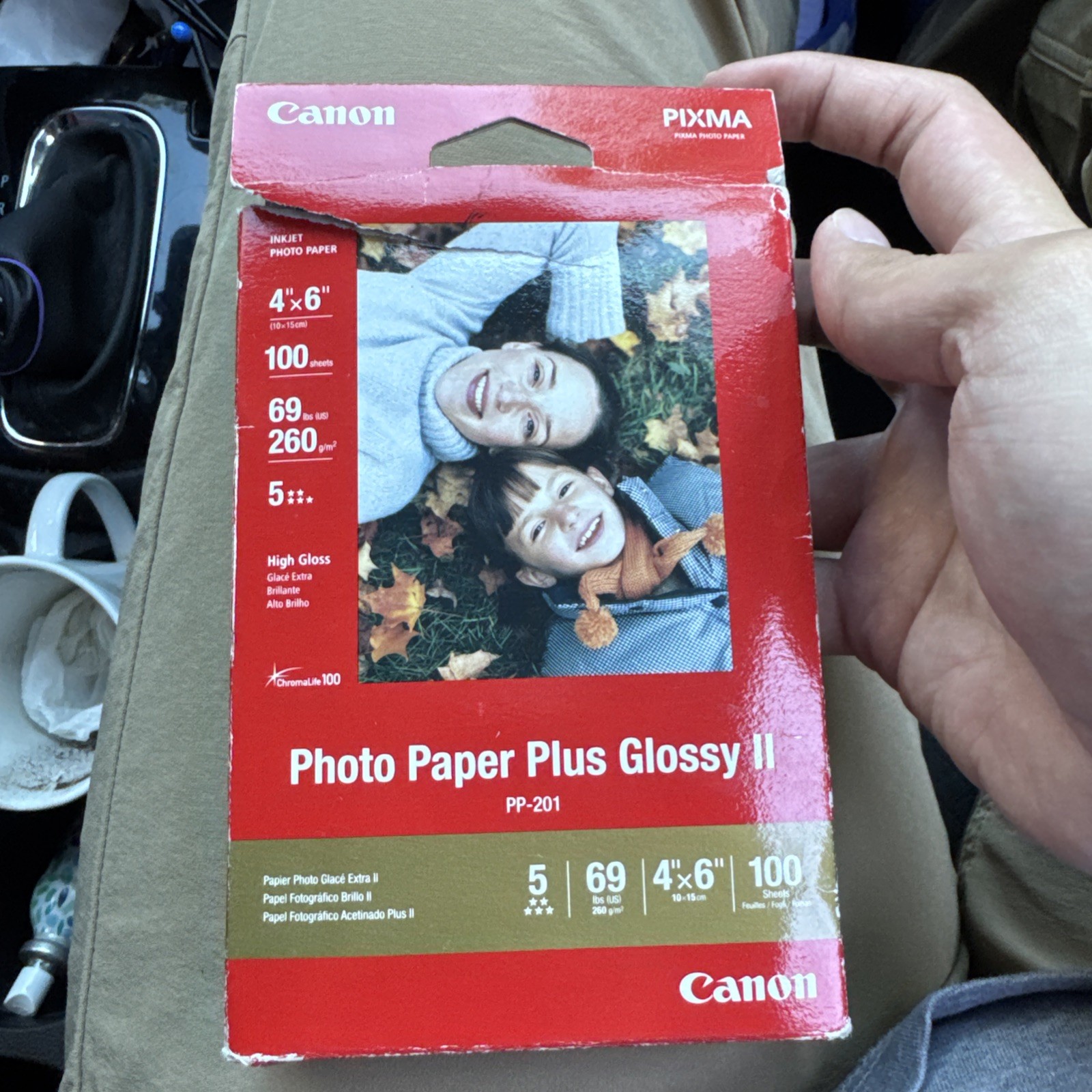 Canon PP-201 Photo Paper Plus Glossy II 4x6 inch 100 Sheets