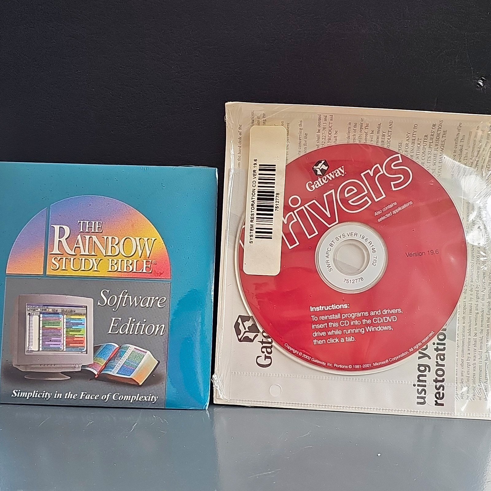 Vintage The Rainbow Study Bible Software Edition PC CD-ROM w Case & Bonus Gatew