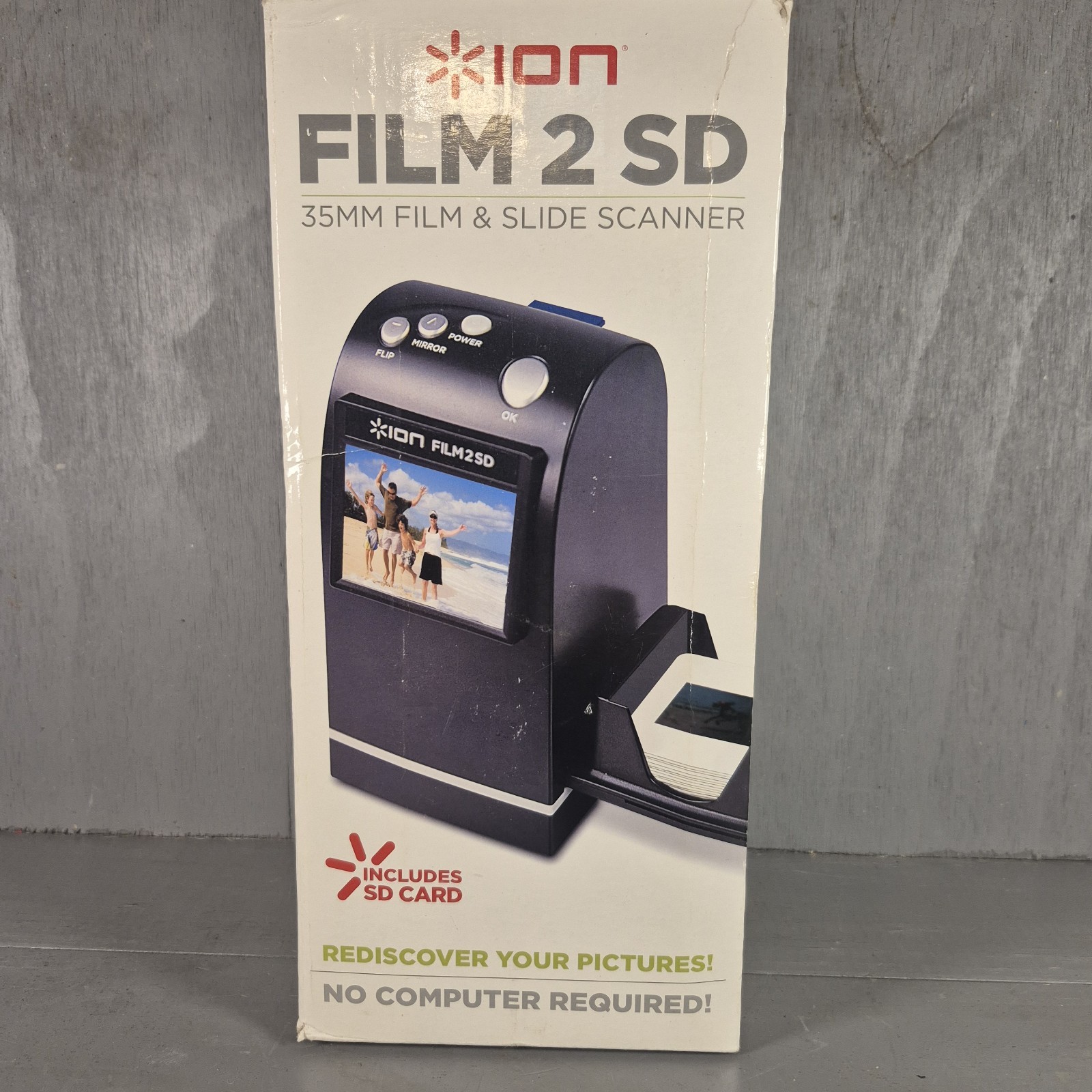 ION Film 2 SD 35mm Film and Slide Scanner/Complete In Box/Tested