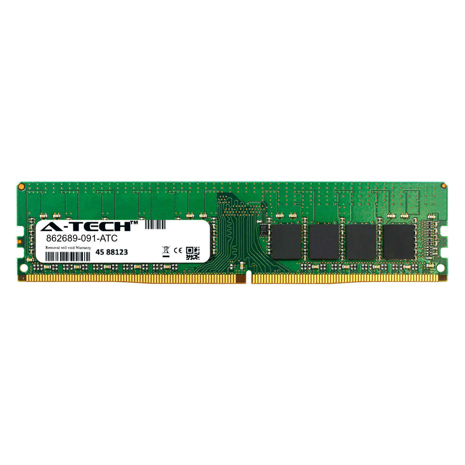 8GB DDR4 PC4-19200E ECC UDIMM (Replacement for HP 862689-091) Server Memory RAM