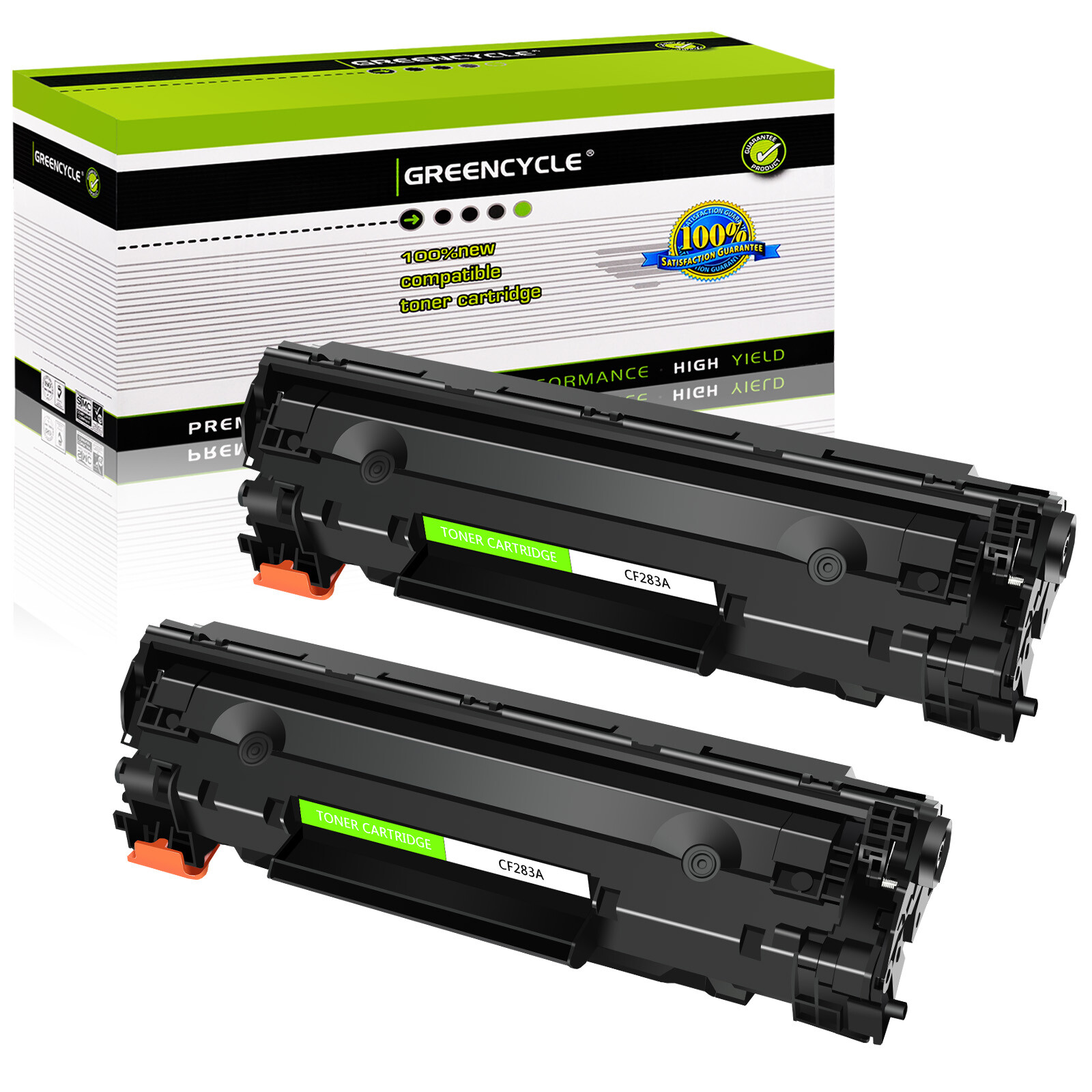 2PK 83A CF283A Toner Cartridge Fits for HP LaserJet Pro MFP M127fw M127fp M225dn