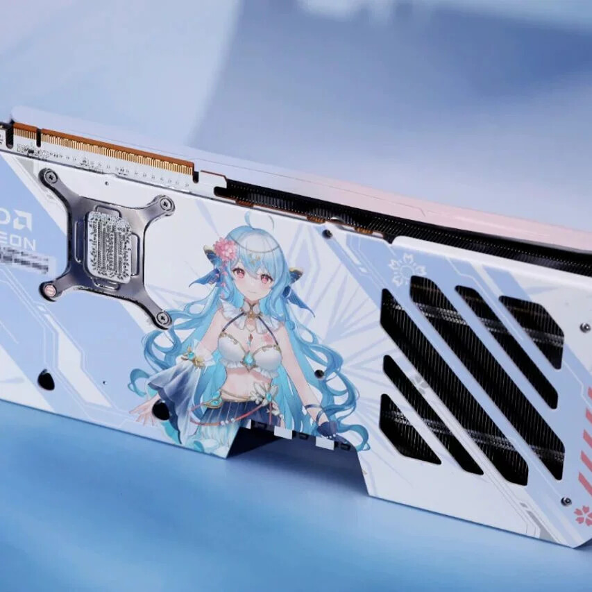 Yeston RX9070XT 16GB Sakura Eye Water Atlantis OC Graphics Card