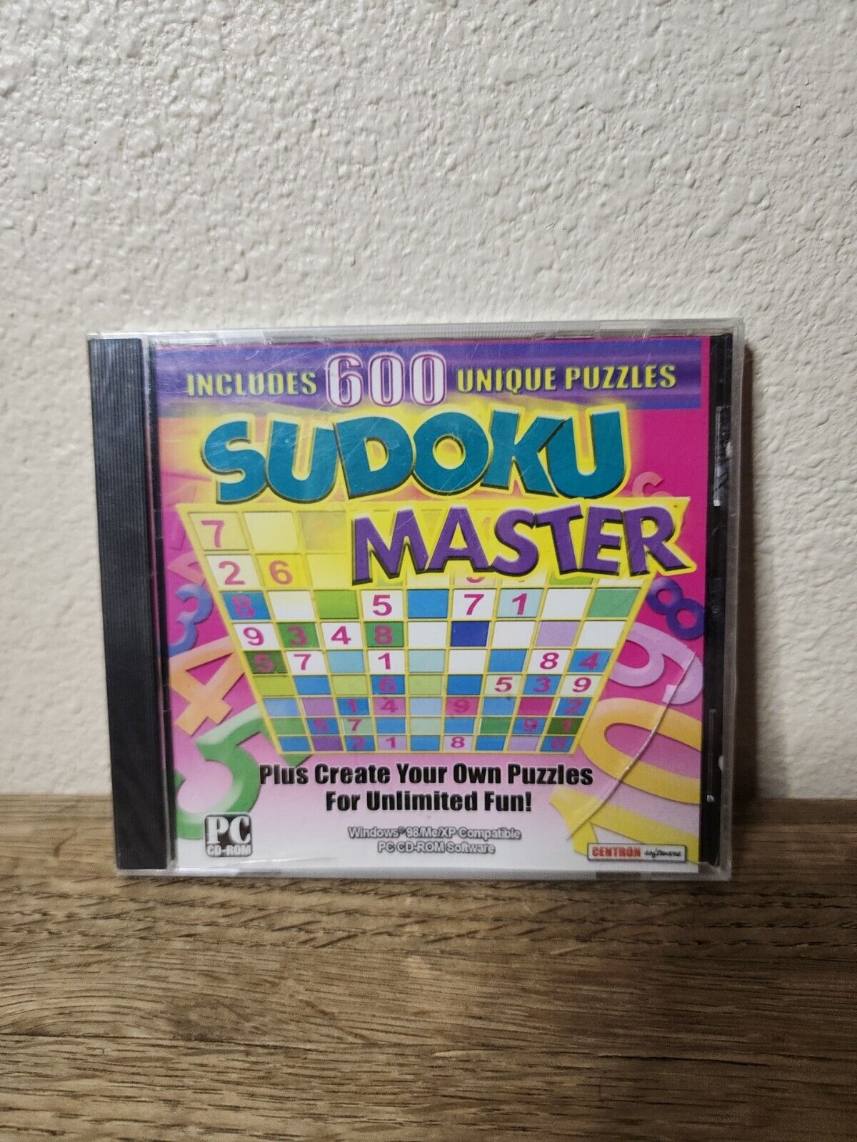 Sudoku Master CD-Rom with 600 Unique Puzzles 2006 New/Sealed #1S