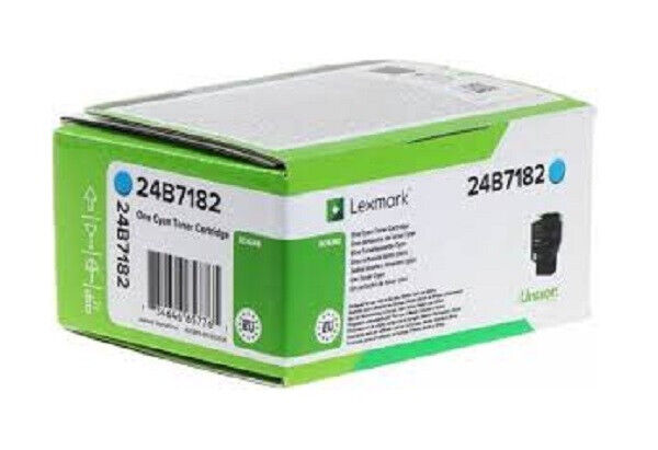 Original Toner Lexmark XC2240 XC4240/24B7182 Cyan 6.000 Pages Cartridge - Boxed