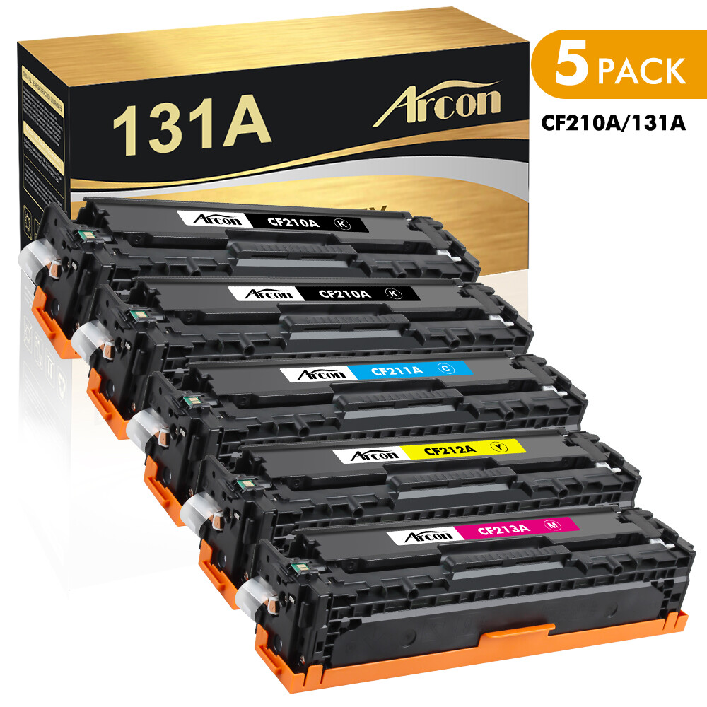 5PK CF210A Toner Compatible For HP 131A LaserJet Pro 200 Color M251nw MFP M276nw