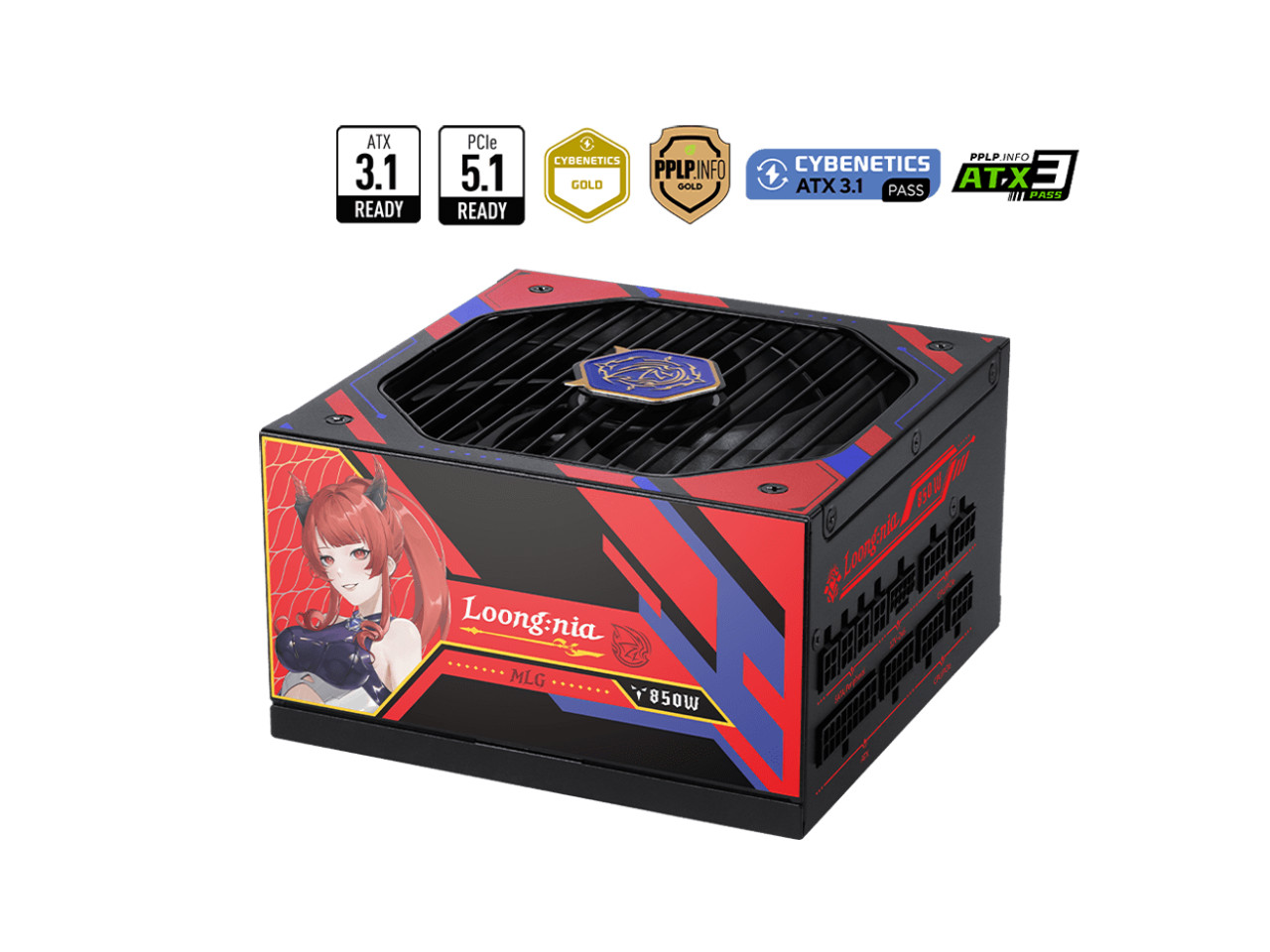 MSI A850GLSMLGEDITION A850GLS MLG Edition 850W Fully Modular Power Supply