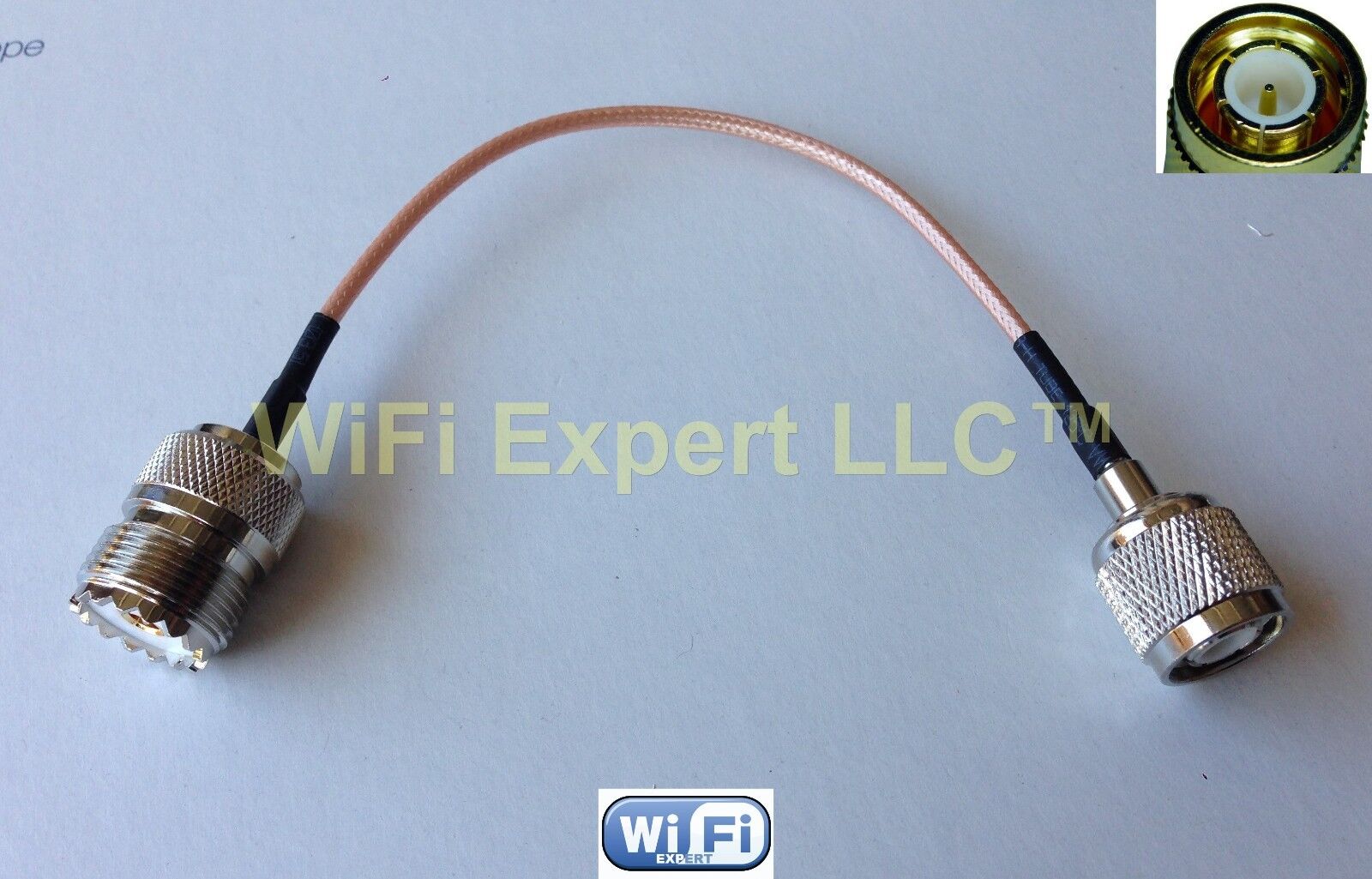 UHF SO239 Female to TNC MALE RF pigtail Cable COAX RG316 4-20inch USA Assembled