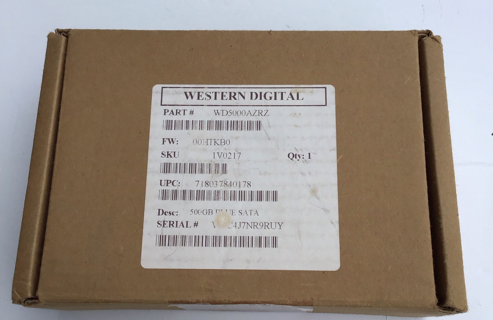 Western Digital WD5000AZRZ WD Blue 3.5” PC Hard Disk Drive 500 GB 5400 RPM 64 MB