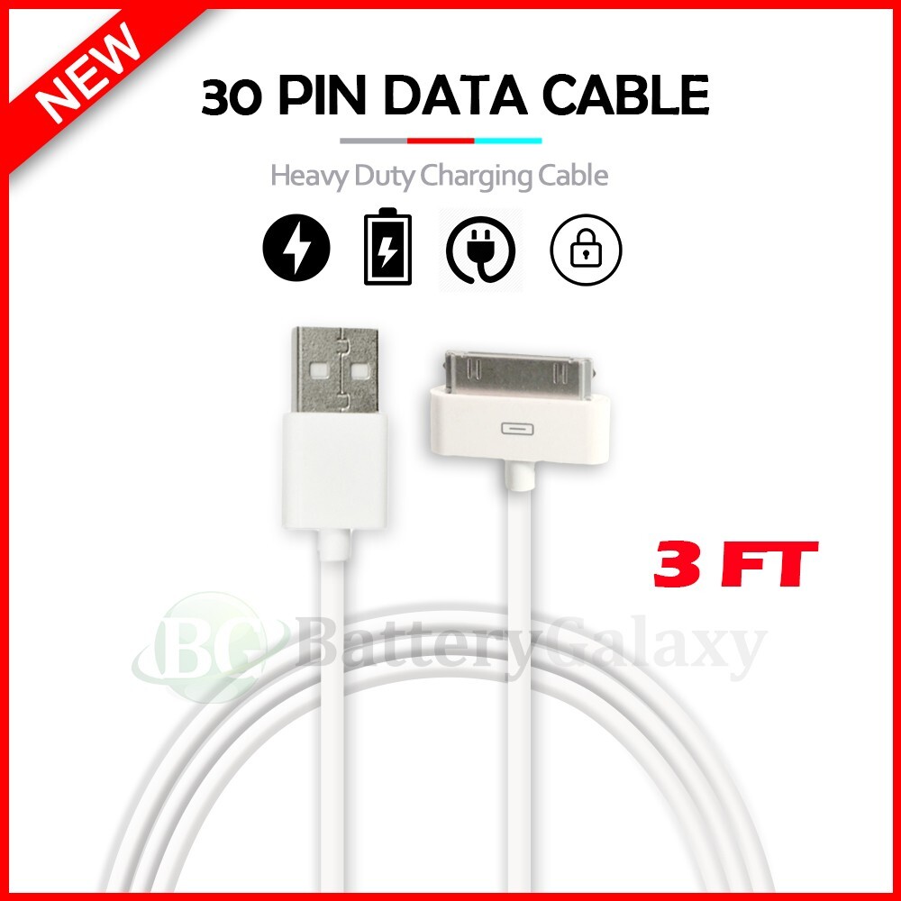 Fenzer Authentic 30Pin USB Data Sync Cable Charger for Apple iPad 1 2 3 - New
