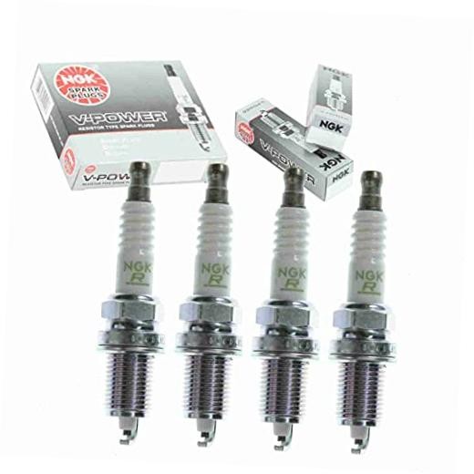 4 pc NGK V-Power Spark Plugs compatible with Honda CR-V 2.0L L4 1999-2001