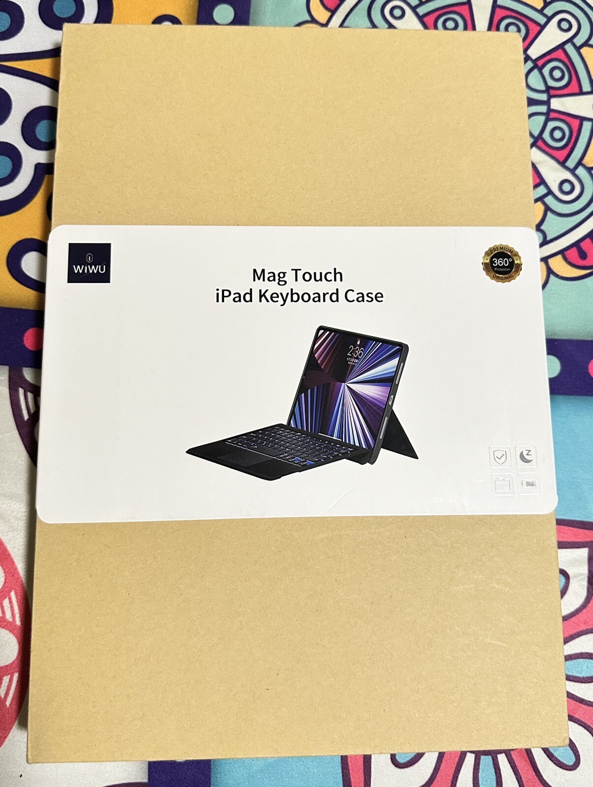 WiWu Mag Touch iPad Pro Keyboard Case for 10.9/11in Bluetooth Magnetic Gray New
