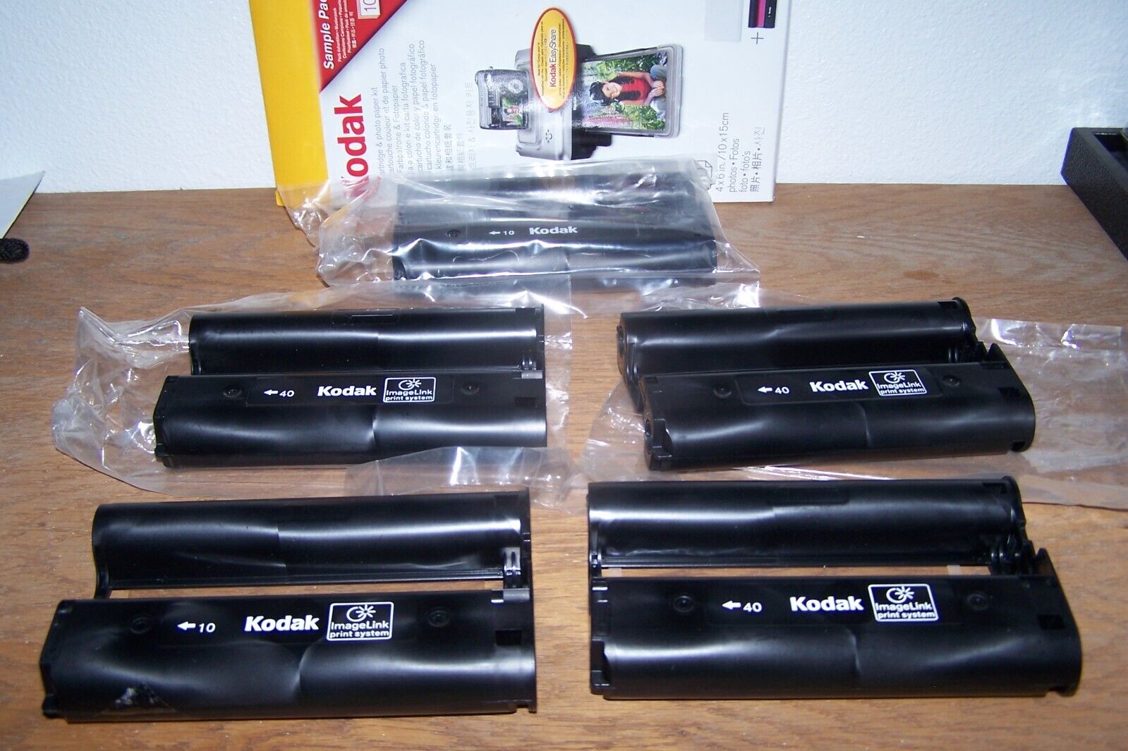 KODAK EASYSHARE 5 Color Cartridges Photo Paper 3 Printer Trays 1 Power Cord
