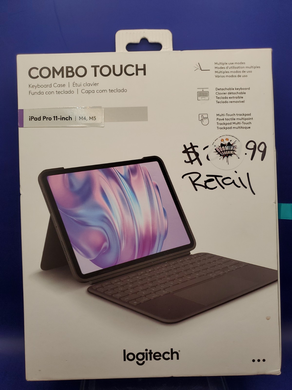 Logitech Combo Touch Keyboard Case iPad Pro 11-inch M4 & M5 Graphite 920-013304