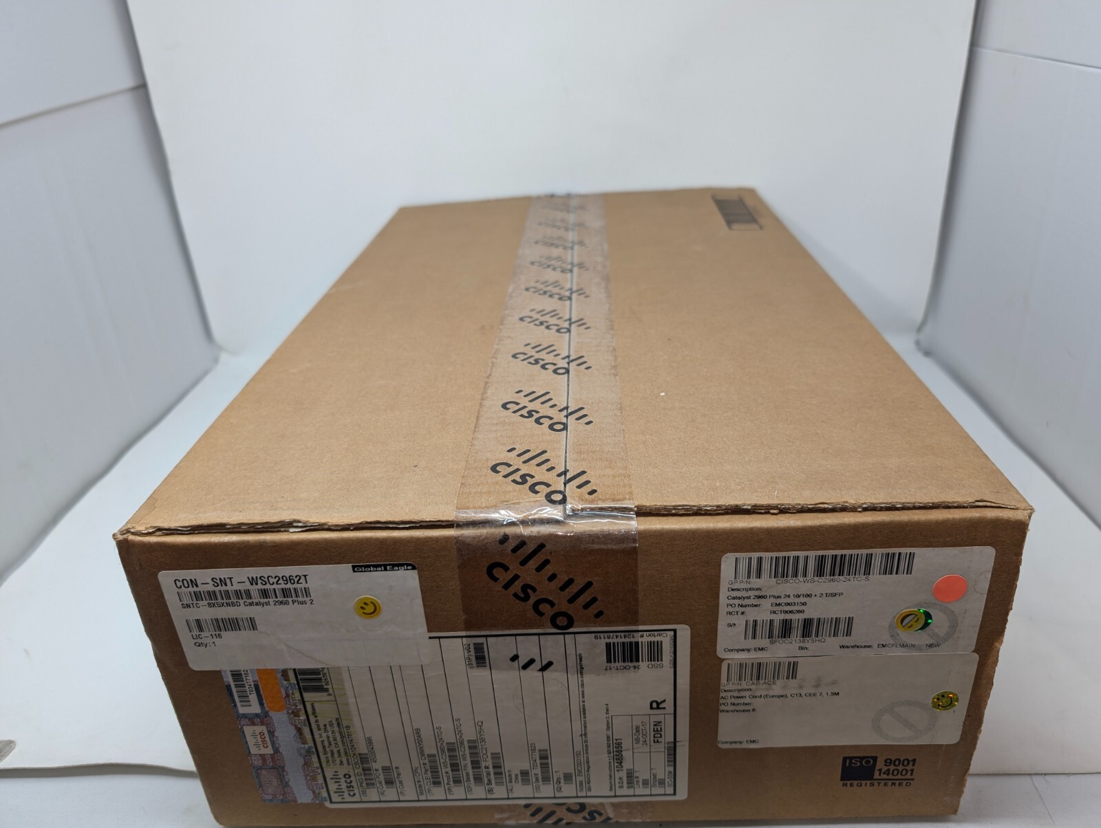 BRAND NEW SEALED IN BOX Cisco Catalyst 2960 Plus 24 10/100 Catalyst Switch (UR)