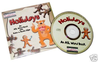 American Sign Language Holidays ASL Word Book & Videos
