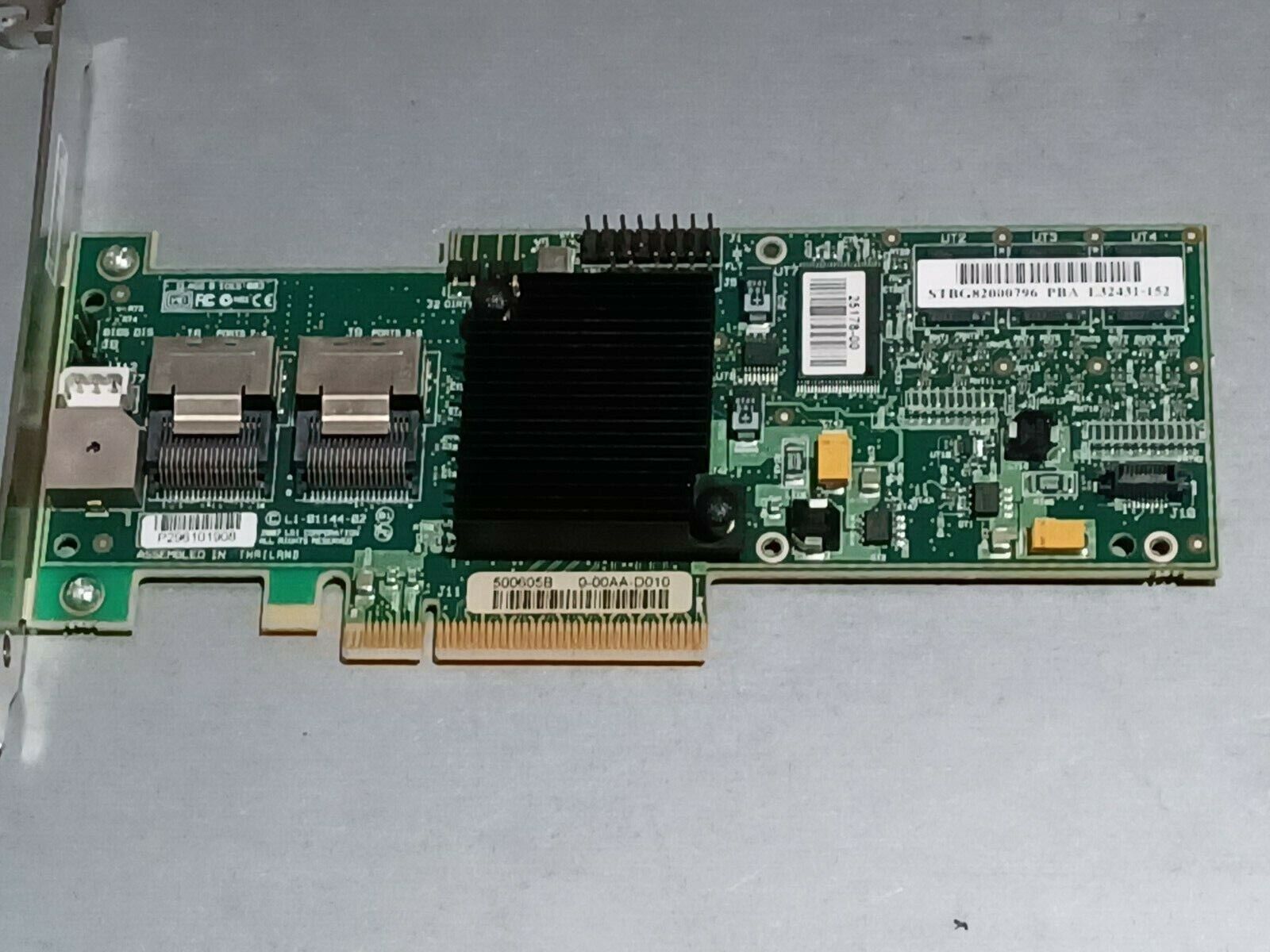 LSI LOGIC 8708em2 Megaraid 8708em2 3GB/s 8-Port PCIE X8 SAS Raid Controller