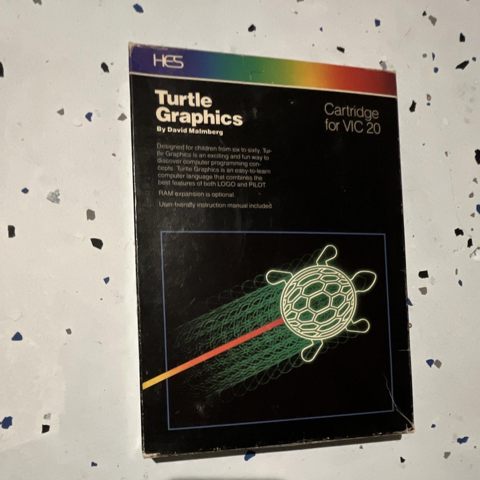 HES Turtle Graphics Cartridge for VIC-20 by David Malmberg w/ Instruction Manual