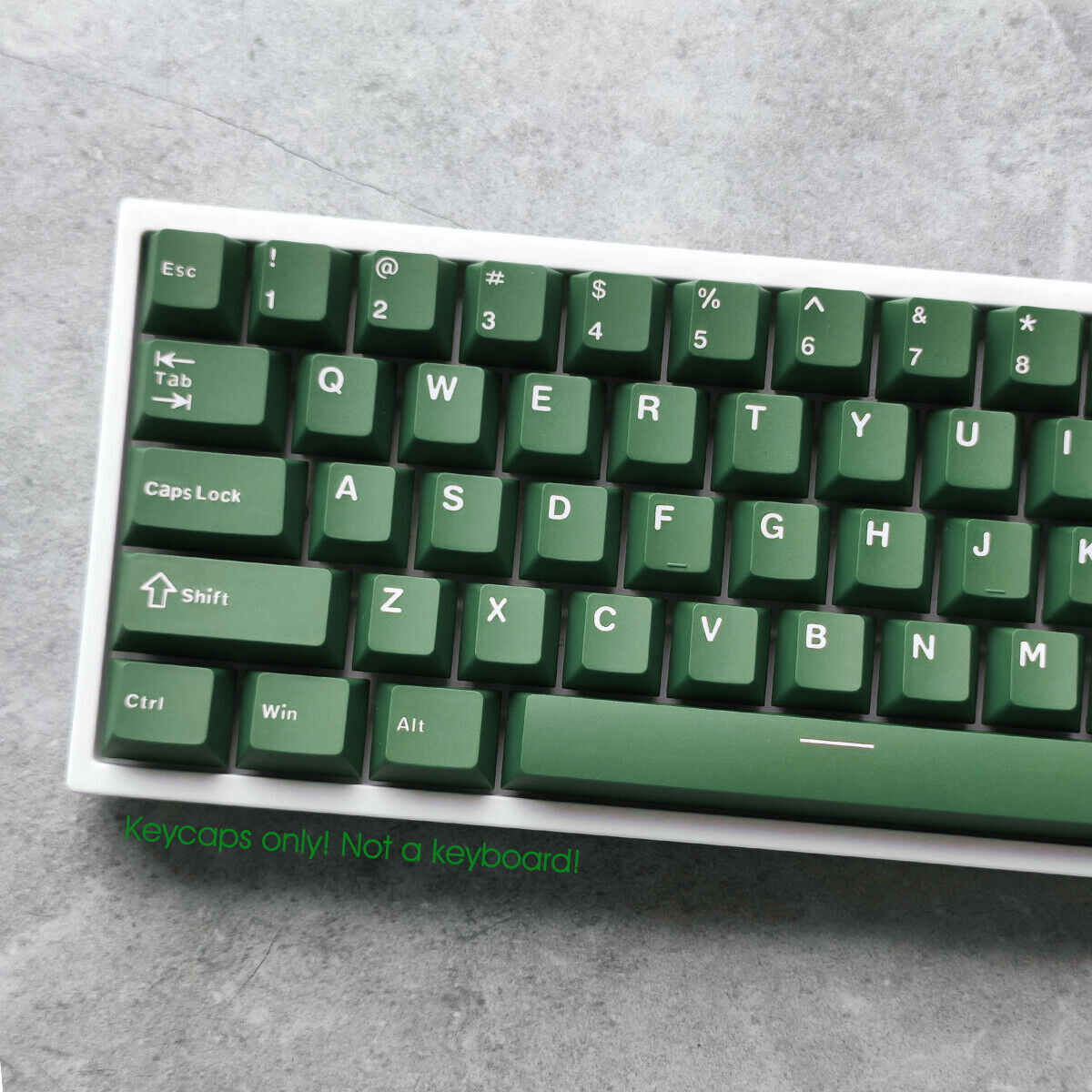 Cheese Green Double Shot PBT 126 Keycap set for Cherry MX Mechanical Keyboards