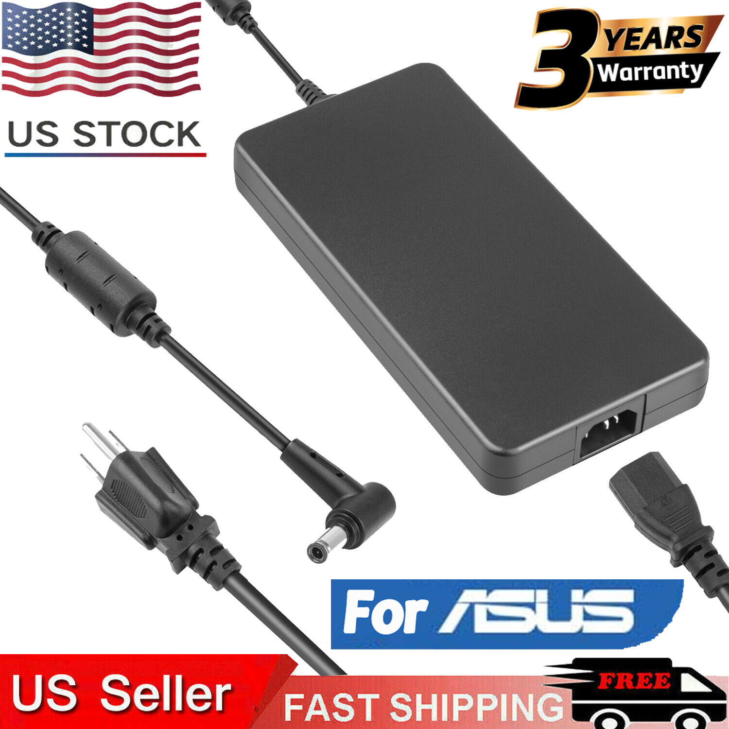 20V 7.5A AC Adapter Battery Charger for Asus A18-150P1A TUF ROG Strix Power Cord