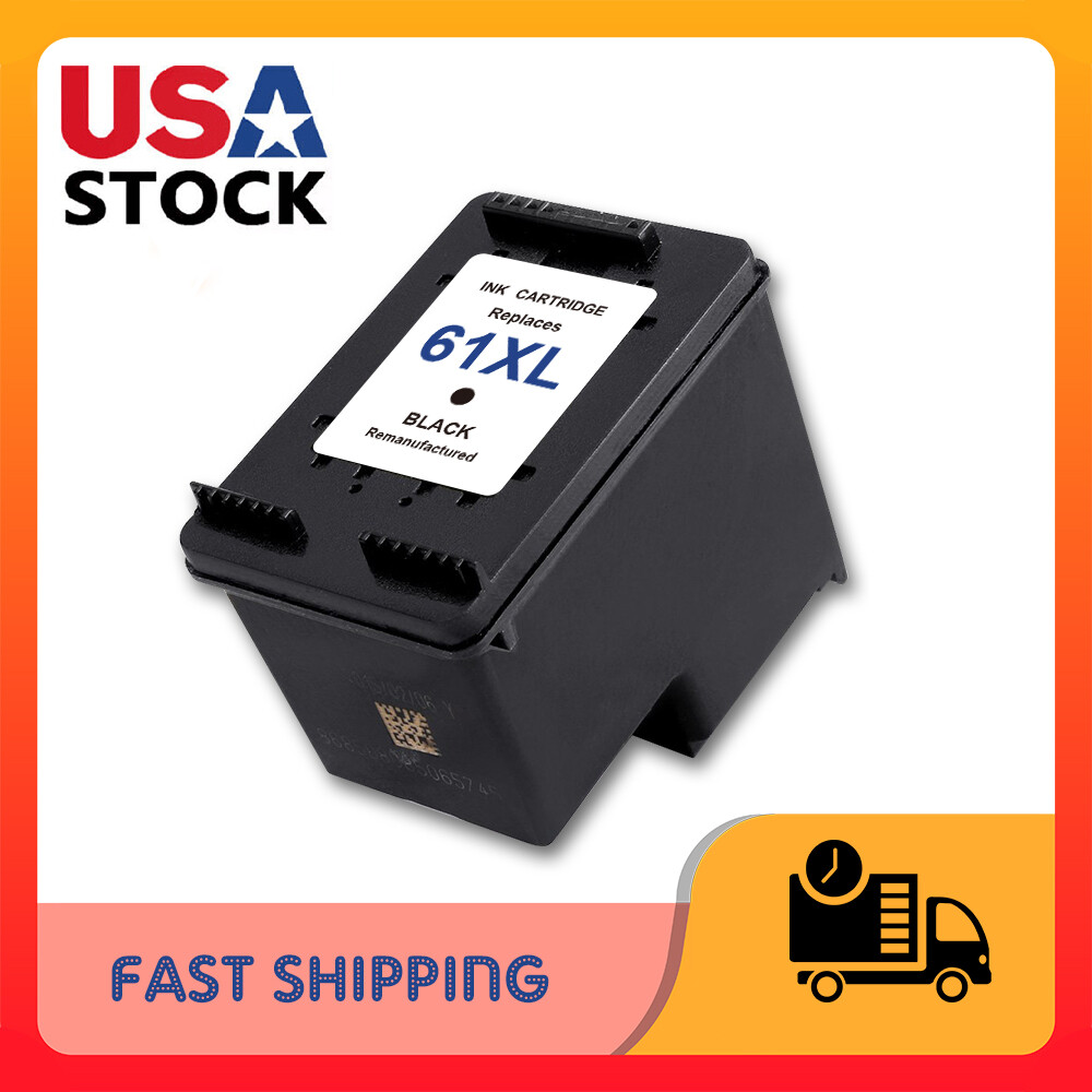 Lot 61 XL Black Color Ink Cartridge for HP Envy 4502 4505 5532 5534 5539