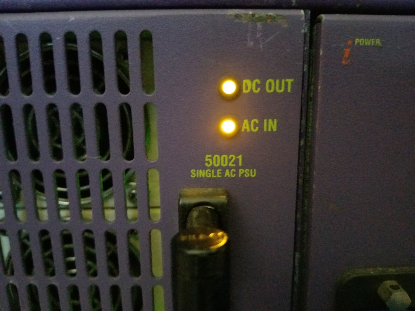Extreme Networks Black Diamond 6808 6816 Single AC PSU 50021 Power Supply Unit