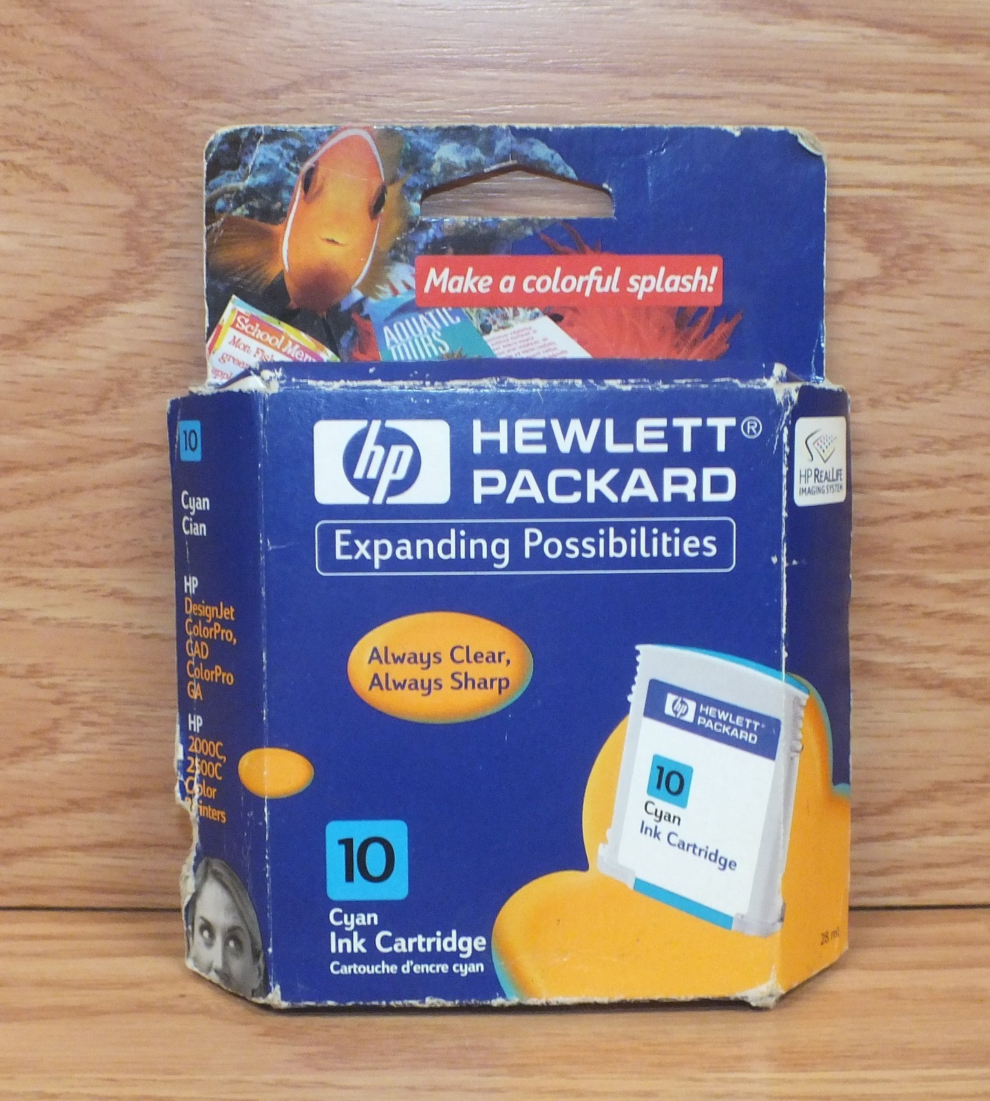 HP Hewlett Packard Expanding Possibilities 28ml 10 Cyan Ink Cartridge *EXPIRED*