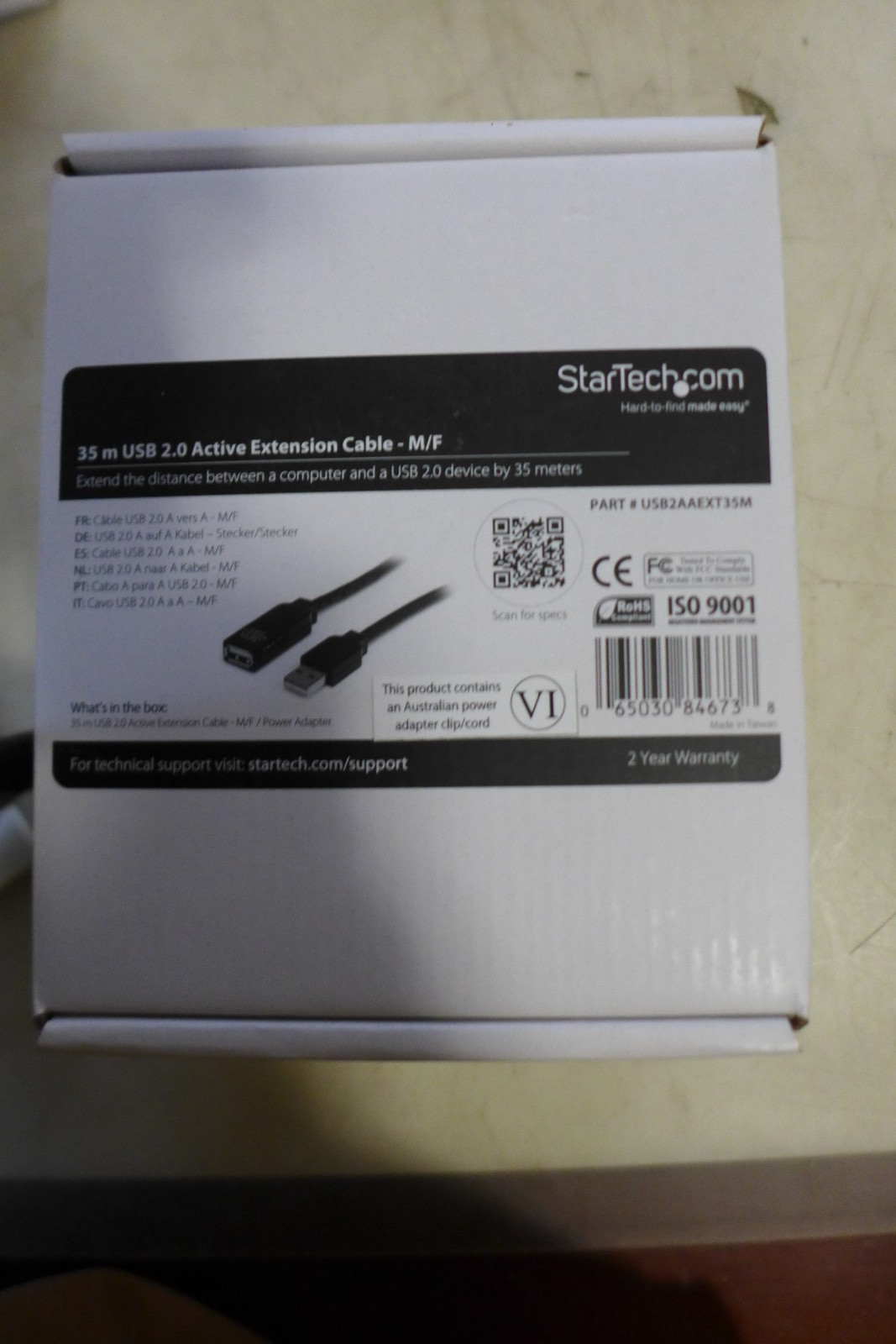 R26 STARTECH USB2AAEXT35M  ACTIVE USB 2.0 EXTENTION CABLE M/F 