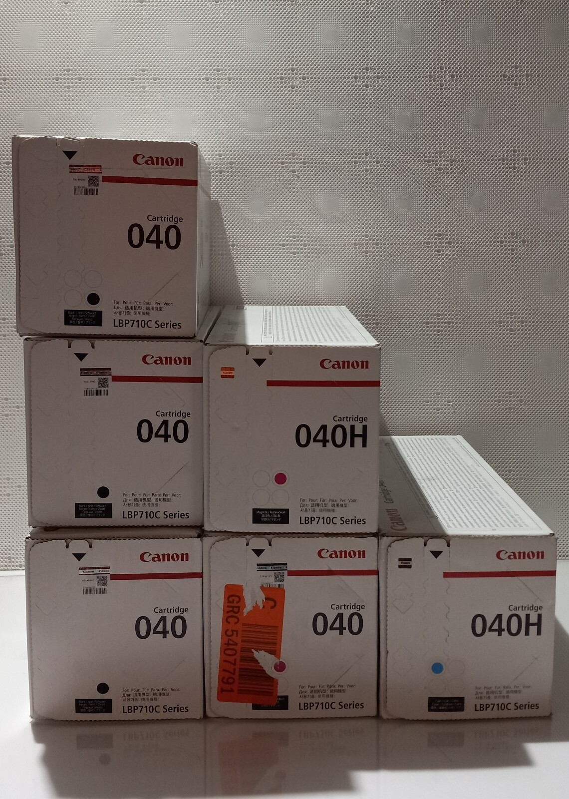 GENUINE CANON 040H HIGH CAPACITY BCM TONER LBP710C SERIES - NEW, SEALED *QTY
