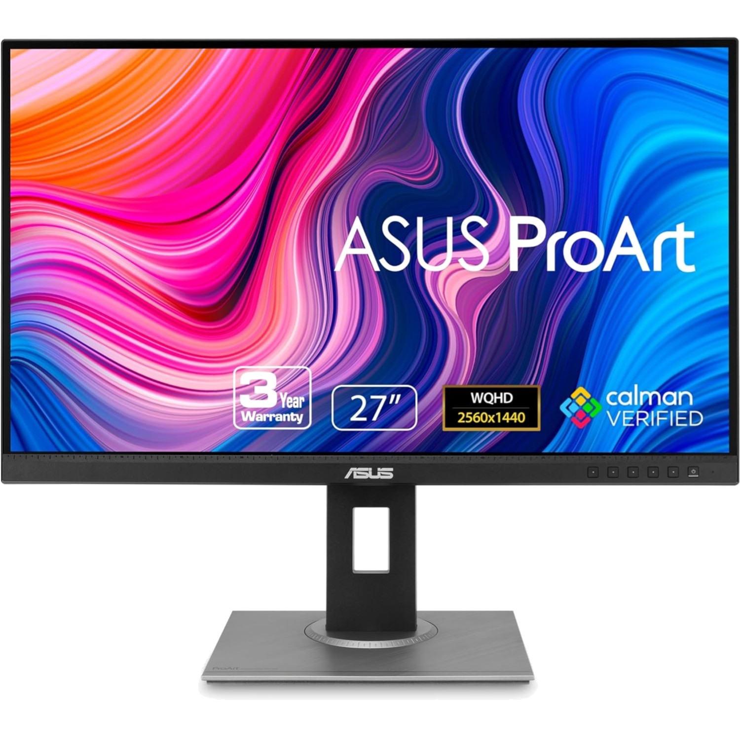 27-Inch WQHD IPS Monitor Calman Verified sRGB Rec. 709 Photo Video Editing