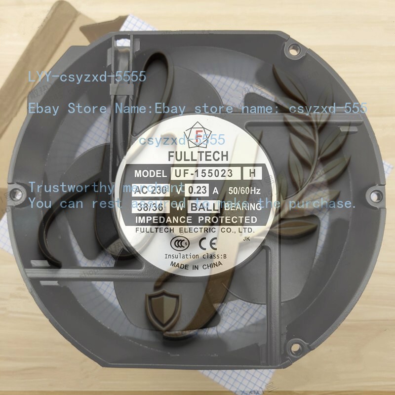 1PC FULLTECH UF-155023H 230V 38/36W 0.23A 17251 Industrial Cabinet Cooling Fan