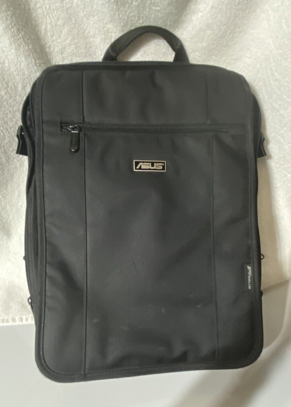 * Targus Black ASUS Computer Bag backpack very good condition 12" x 15" 