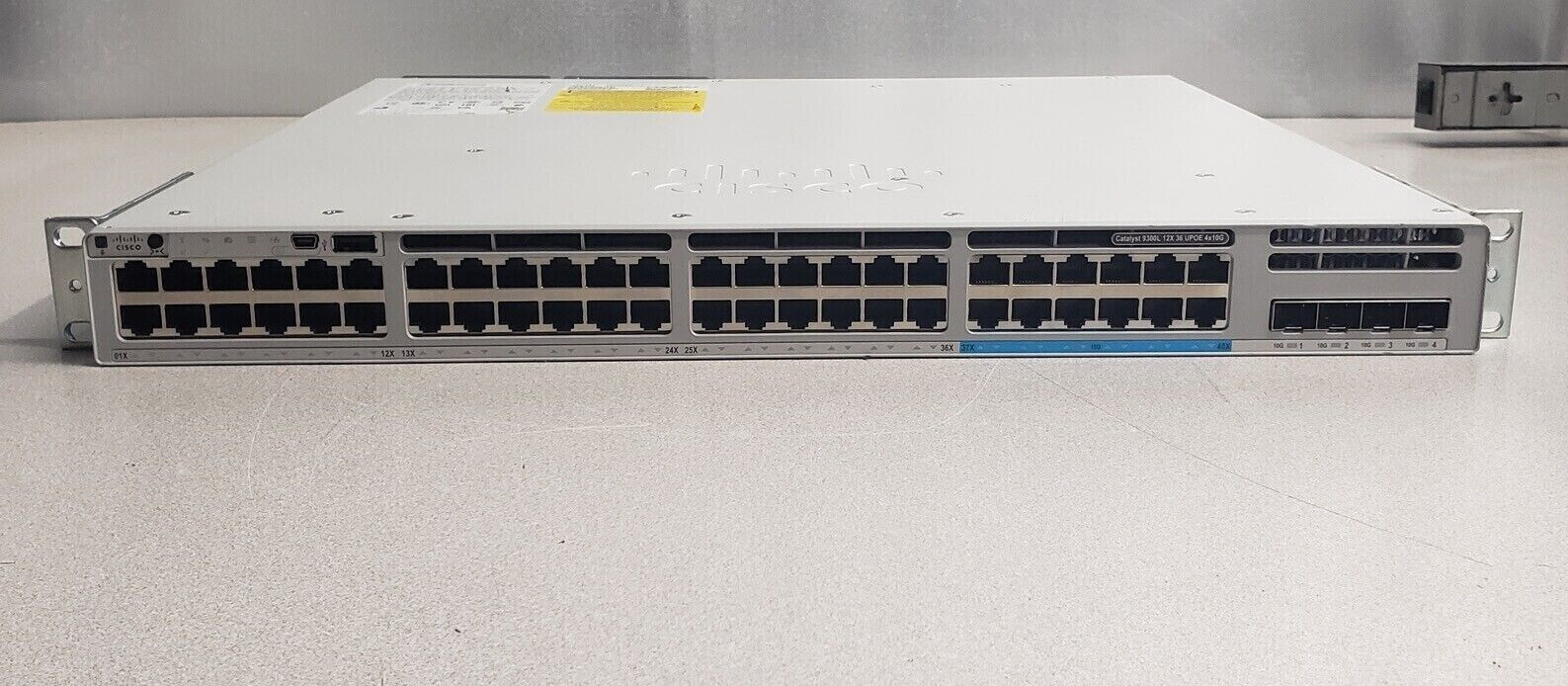 Cisco Catalyst C9300L-48UXG-4X-A 12X 36 UPOE 4x10G Switch 9300L Series