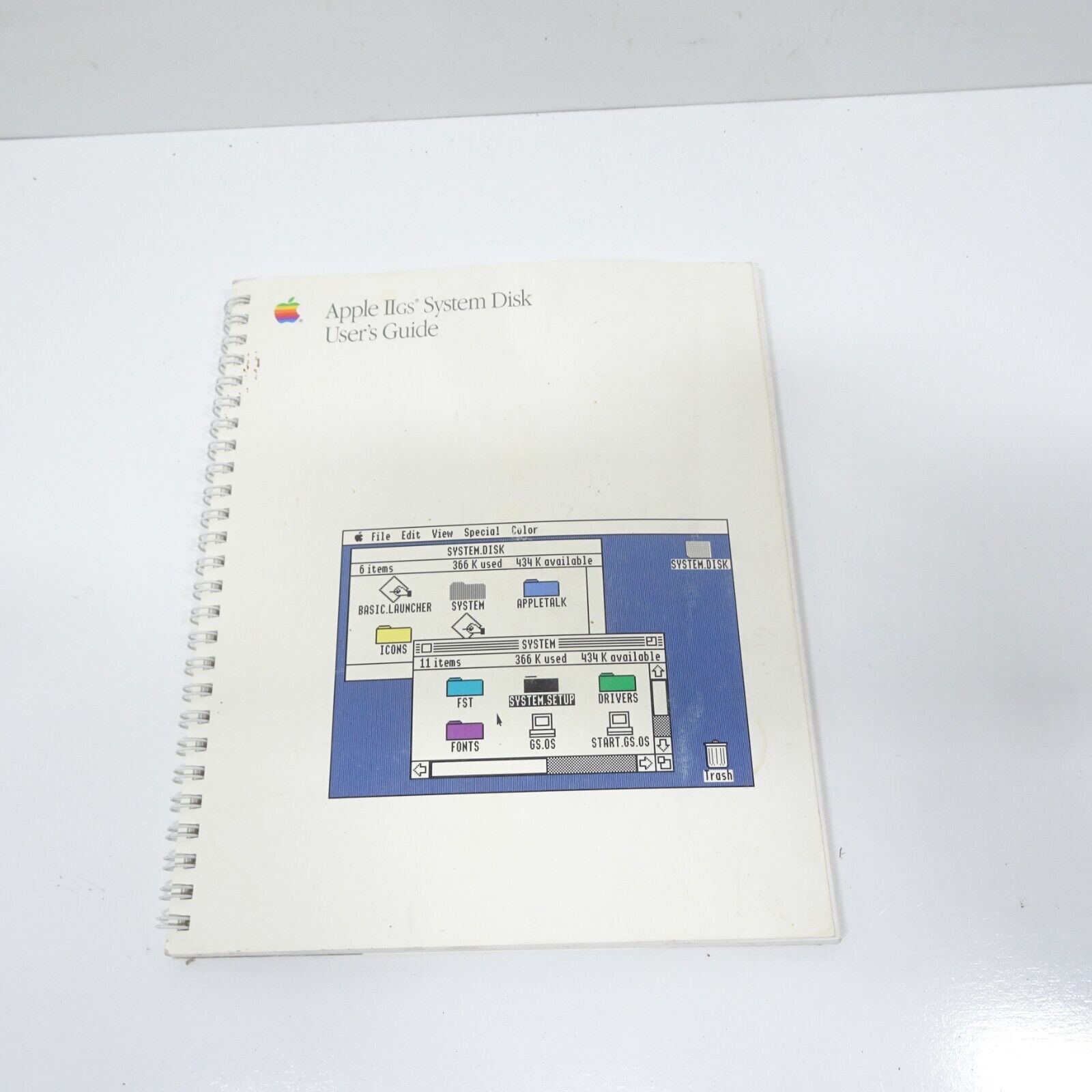 VTG 1987 Apple II GS System Disk User’s Guide IIGs Mac Macintosh